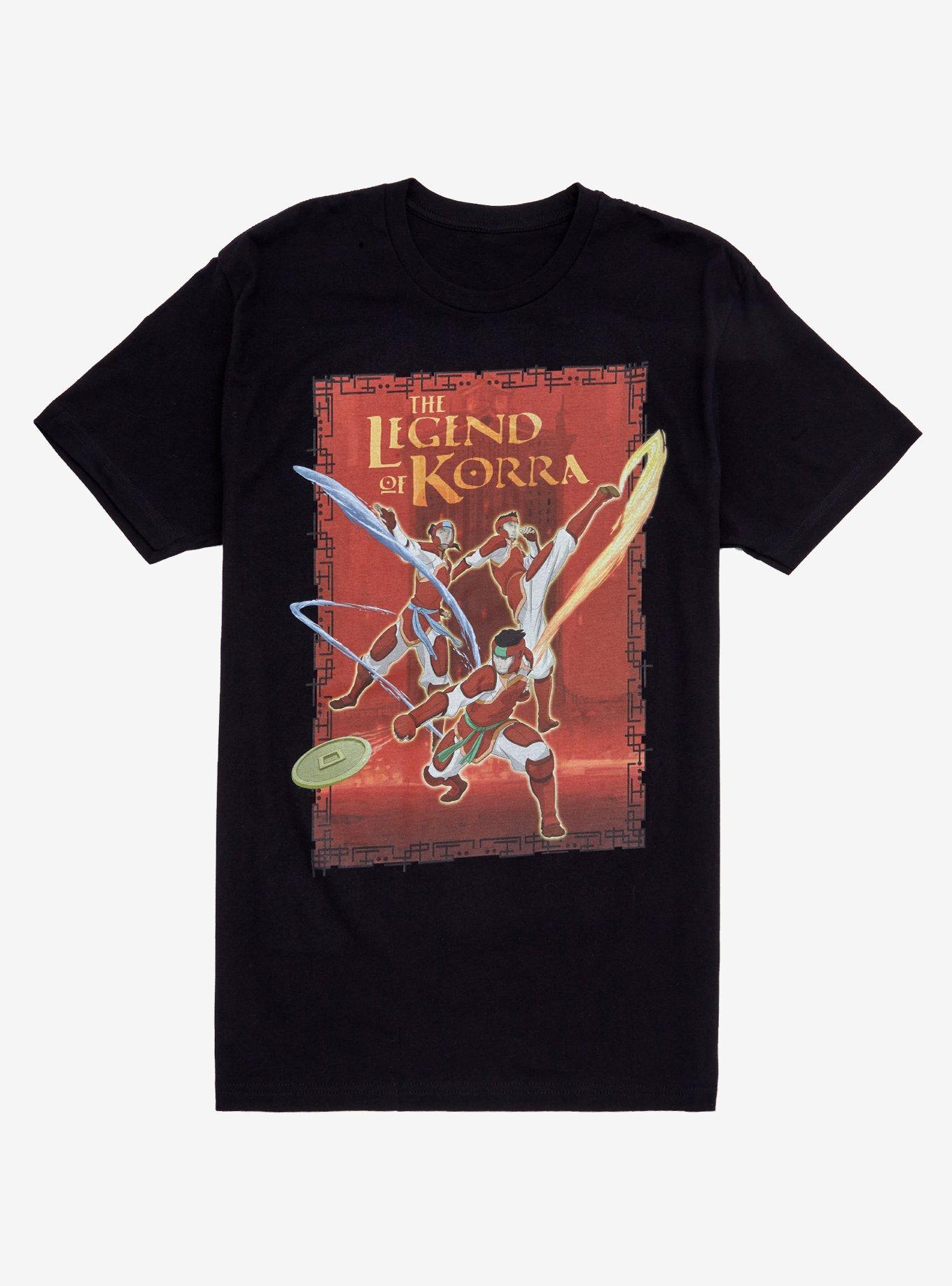 The Legend Of Korra Fire Ferretd Pro-Bending Team T-Shirt, BLACK, hi-res