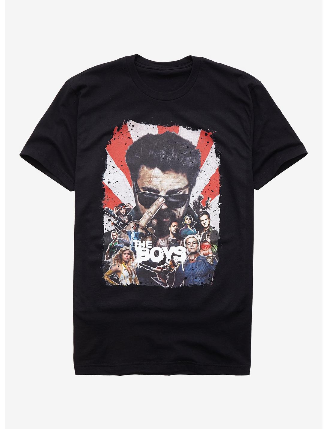 The Boys Season Two Poster T-Shirt, BLACK, hi-res