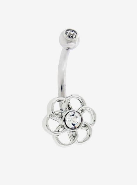 Steel Flower Eyebrow Barbell | Hot Topic