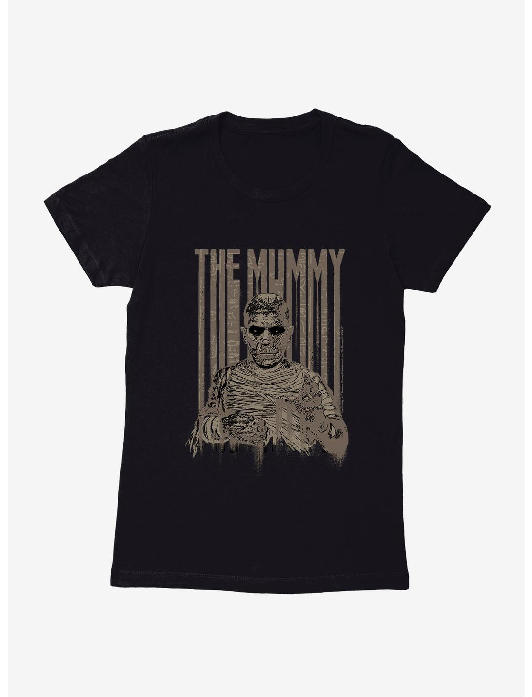 Universal Monsters The Mummy Wraps Second Color Womens T-Shirt, BLACK, hi-res