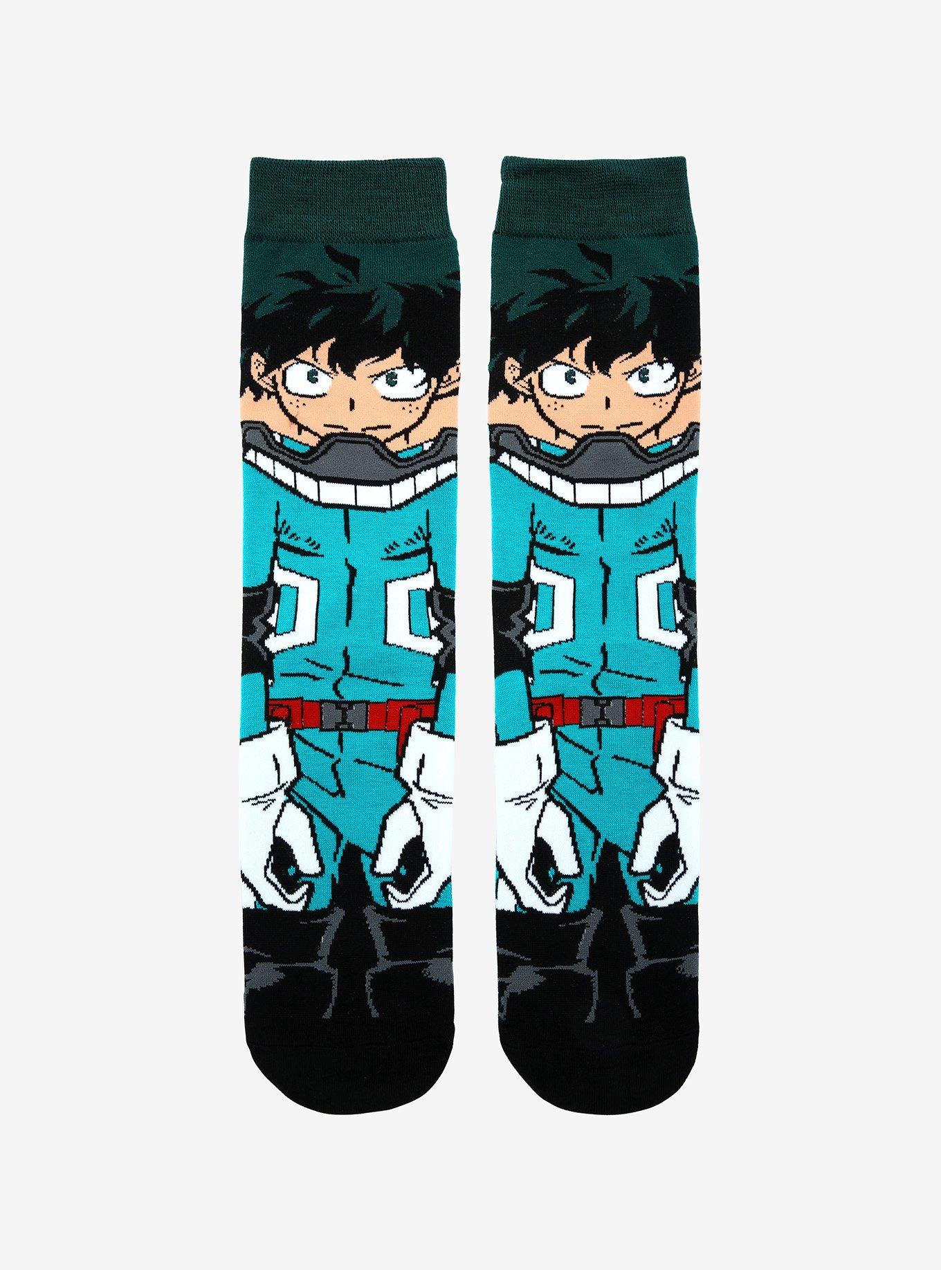 My Hero Academia Deku Crew Socks, , hi-res