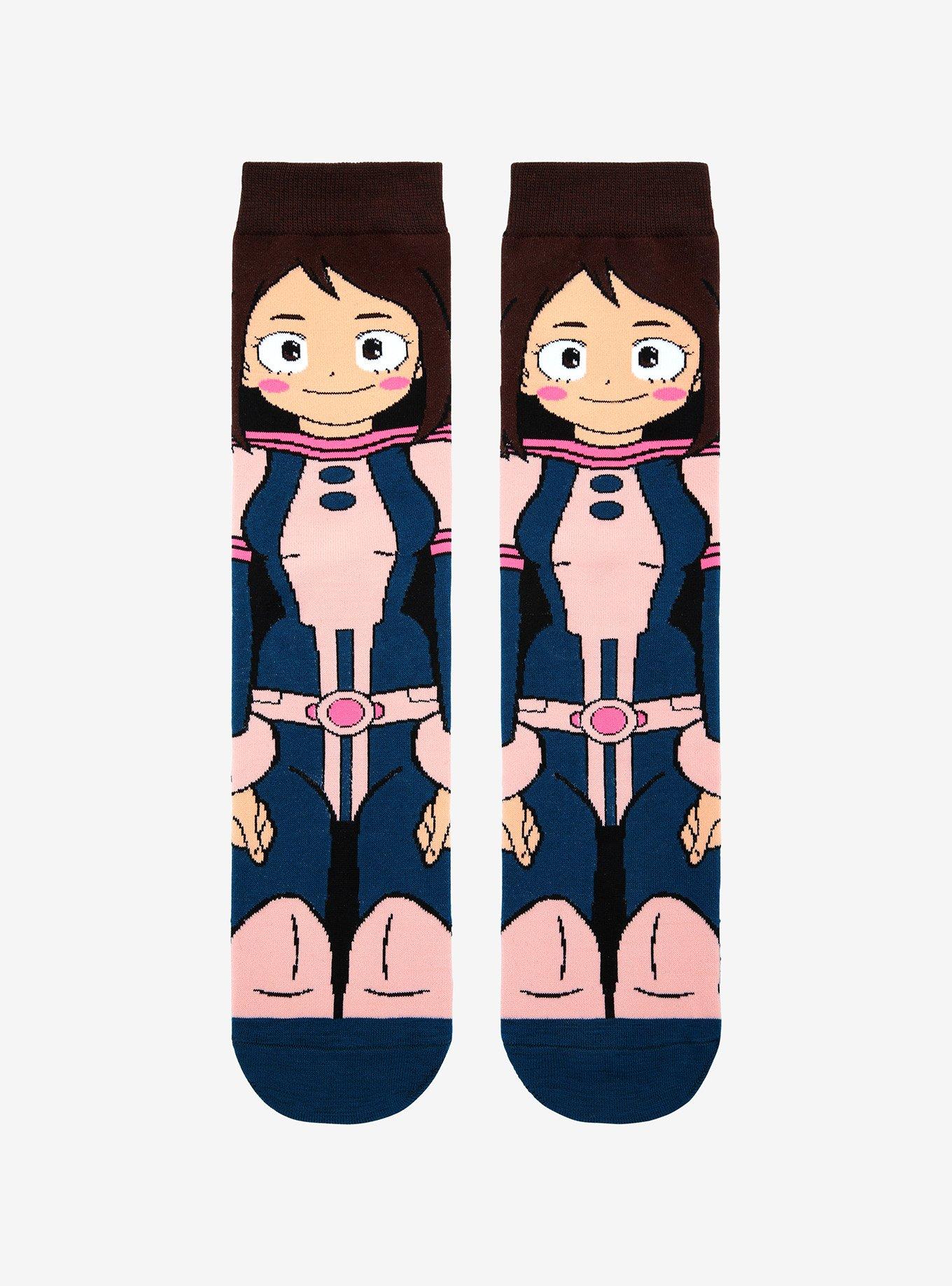 My Hero Academia Ochako Uraraka Crew Socks, , hi-res