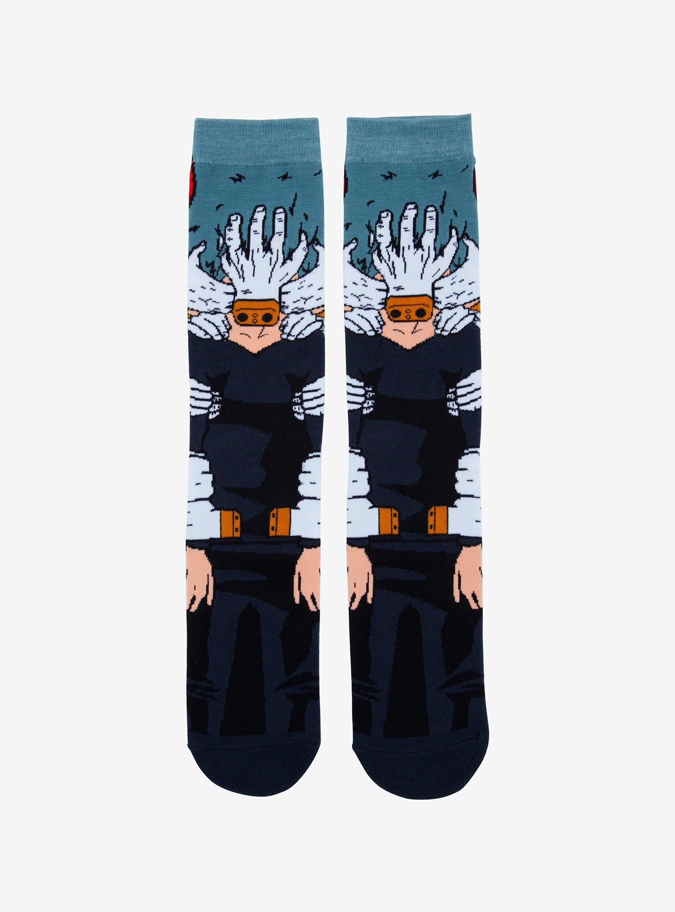 My Hero Academia Tomura Shigaraki Crew Socks, , hi-res