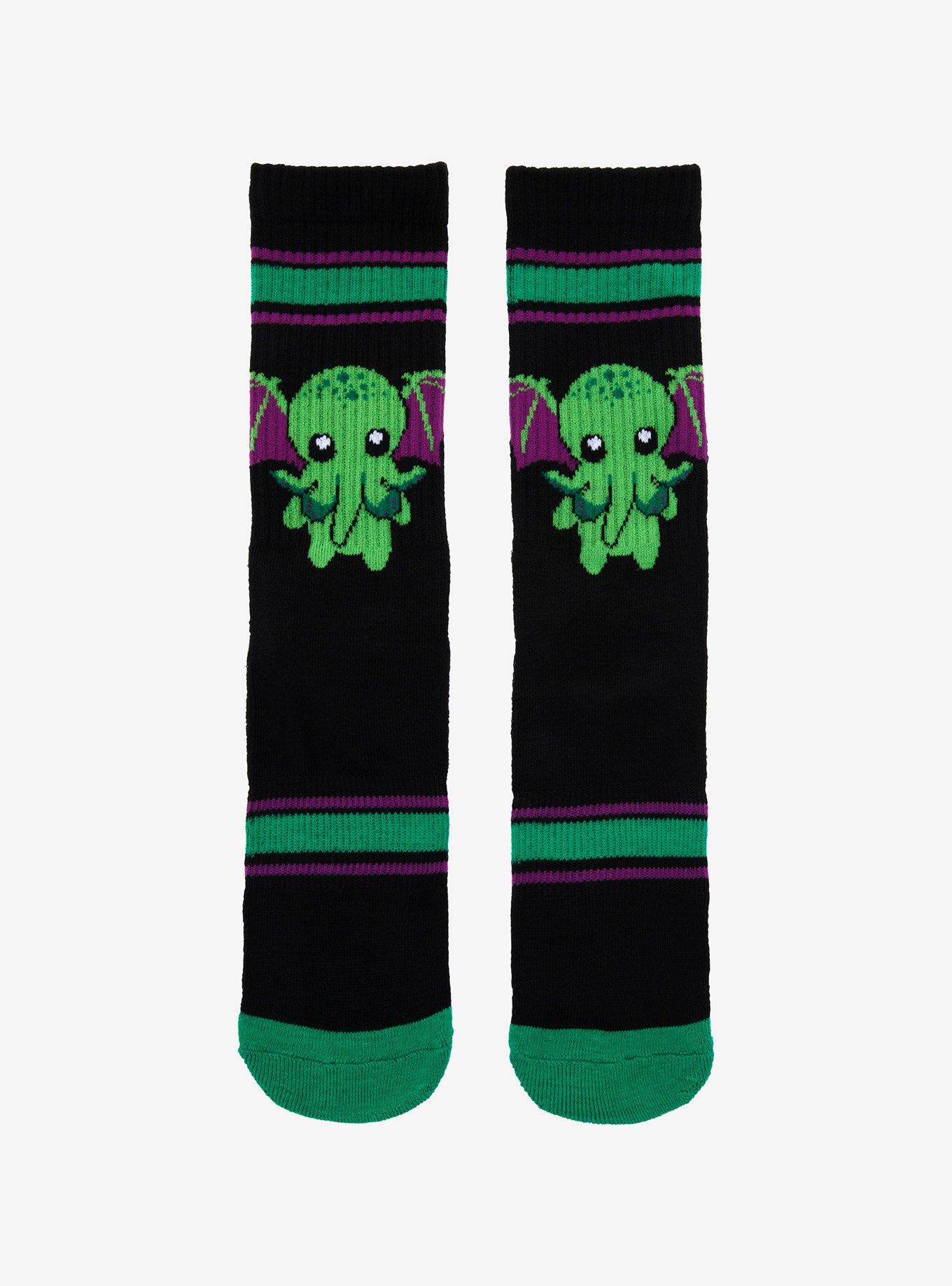 Cthulhu Varsity Crew Socks | Hot Topic