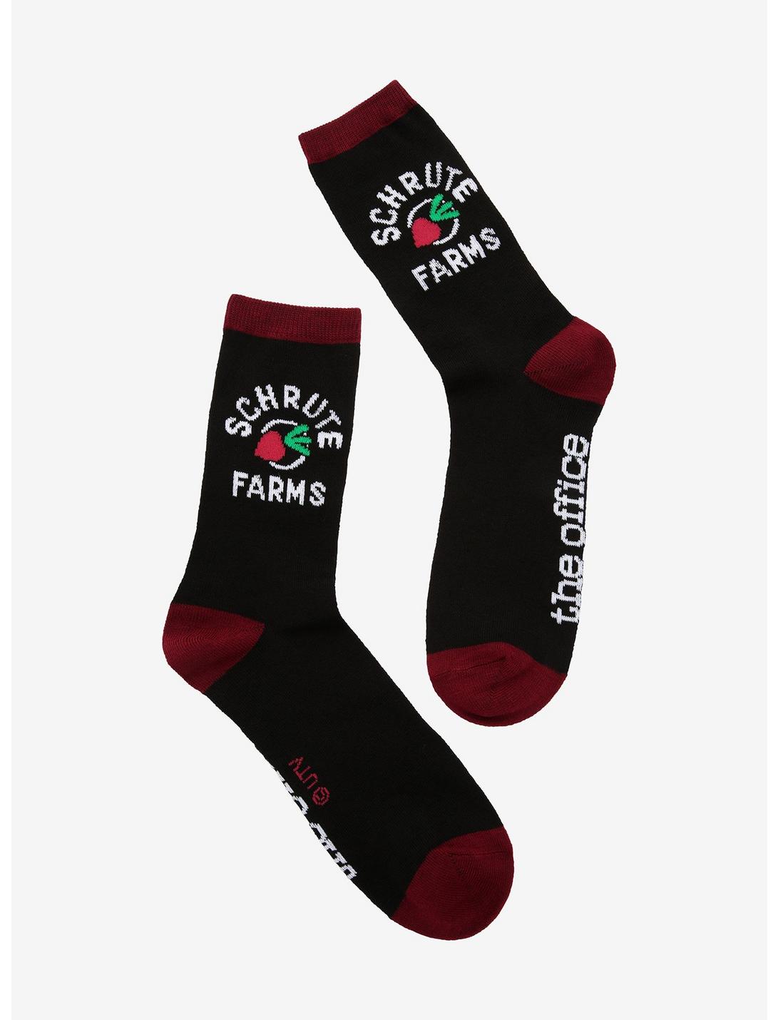 The Office Schrute Farms Crew Socks, , hi-res
