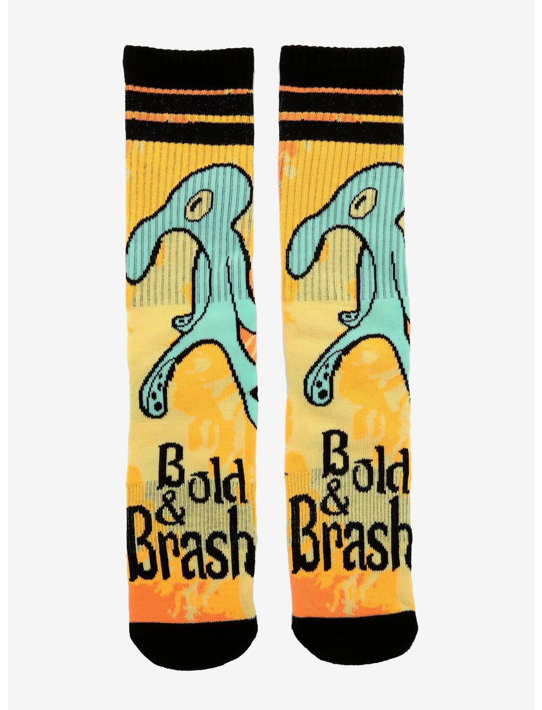 SpongeBob SquarePants Bold & Brash Crew Socks, , hi-res