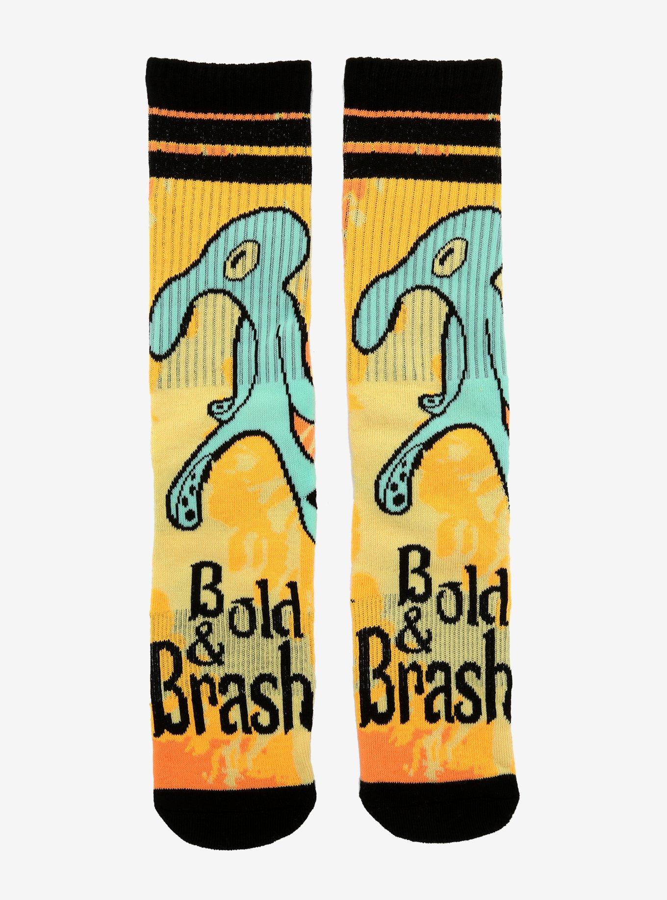 SpongeBob SquarePants Bold & Brash Crew Socks