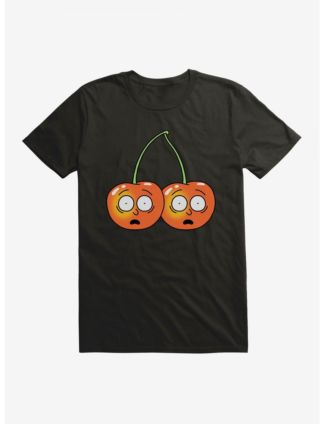 Rick And Morty Cherries T-Shirt, BLACK, hi-res