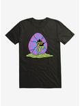 Rick And Morty Leaking Egg T-Shirt, BLACK, hi-res