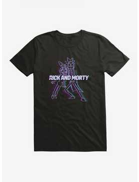 Rick And Morty Glitching Text T-Shirt, , hi-res