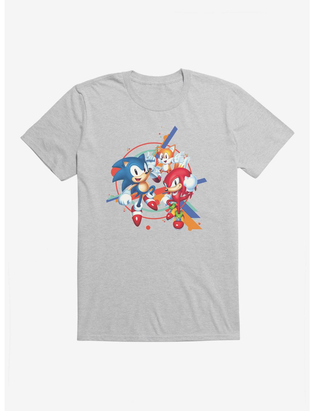 Sonic The Hedgehog Classic Crew T-Shirt, HEATHER GREY, hi-res