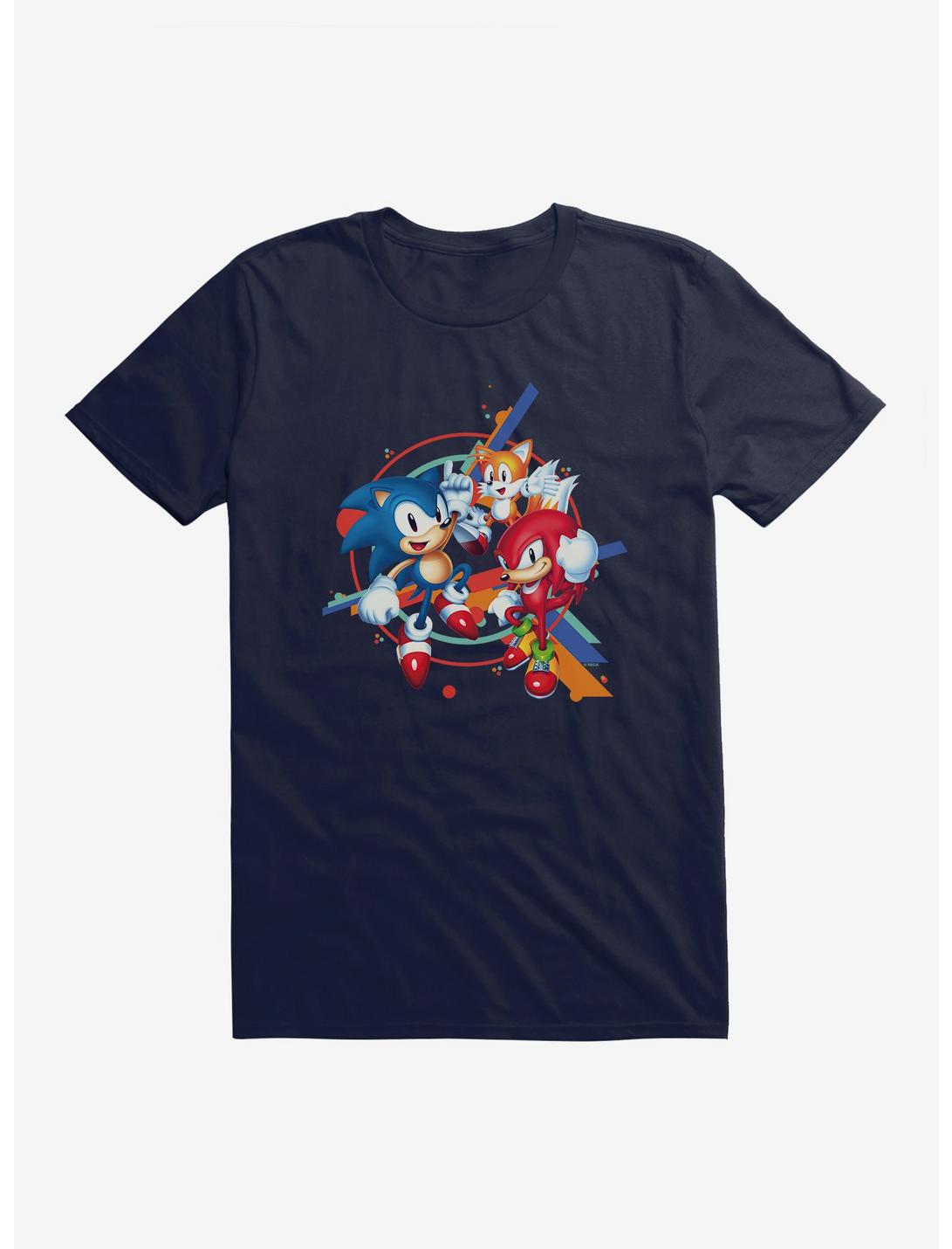 Sonic The Hedgehog Classic Crew T-Shirt, NAVY, hi-res
