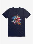 Sonic The Hedgehog Classic Crew T-Shirt, NAVY, hi-res