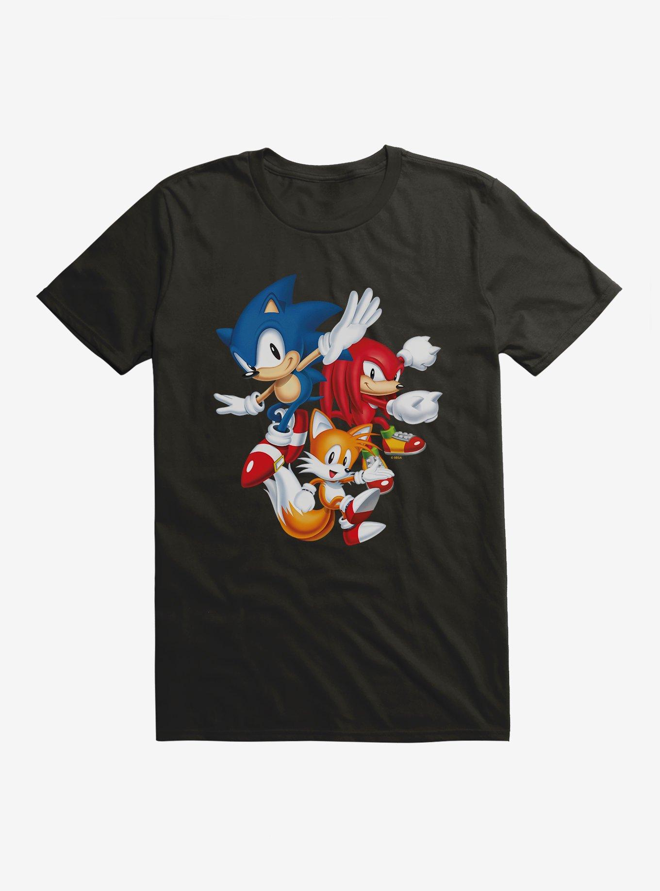 Sonic The Hedgehog Classic Friends T-Shirt, BLACK, hi-res