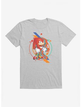 Sonic The Hedgehog Classic Knuckles T-Shirt, HEATHER GREY, hi-res