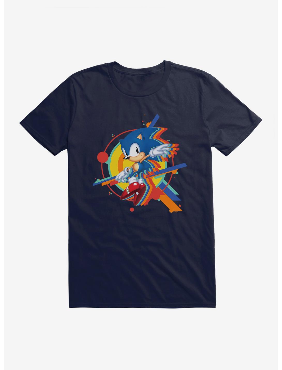Sonic The Hedgehog Classic Sonic T-Shirt, NAVY, hi-res