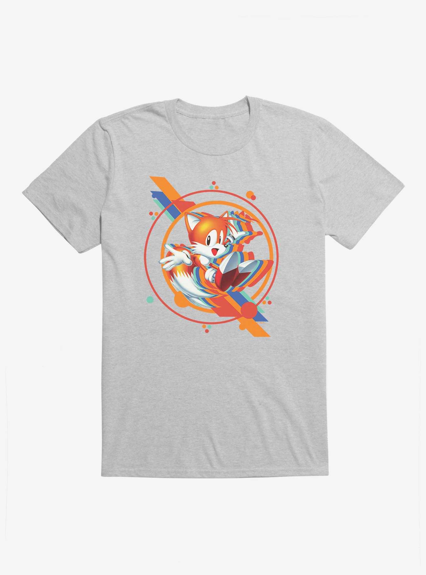 Sonic The Hedgehog Classic Tails T-Shirt, HEATHER GREY, hi-res