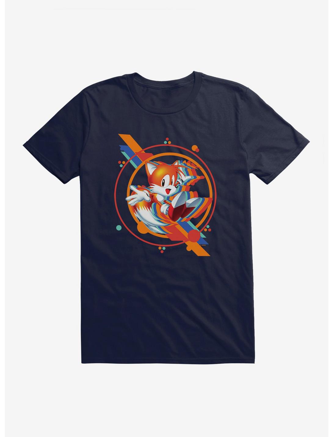 Sonic The Hedgehog Classic Tails T-Shirt, NAVY, hi-res
