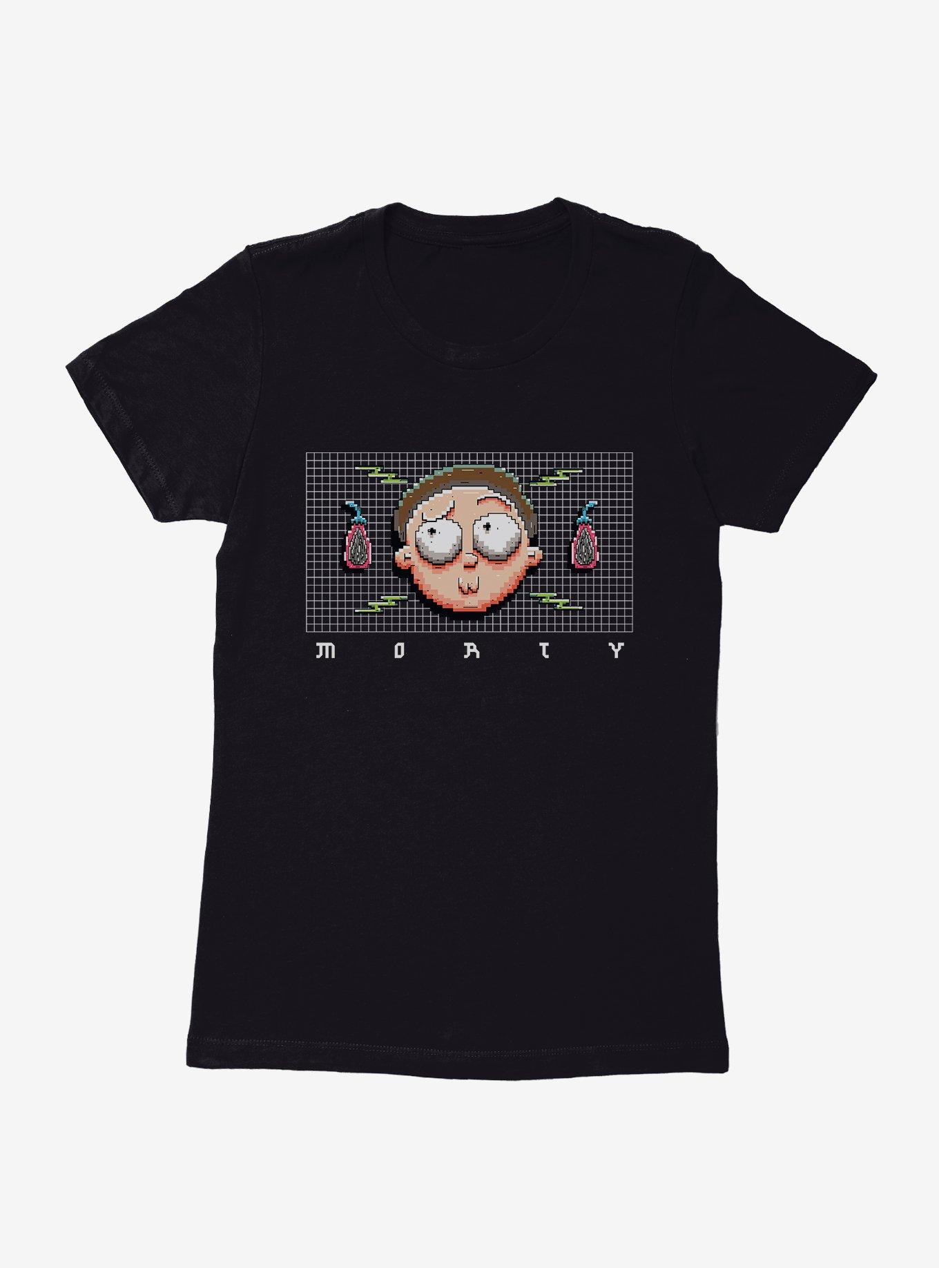 Rick And Morty 8-Bit Morty Womens T-Shirt, , hi-res