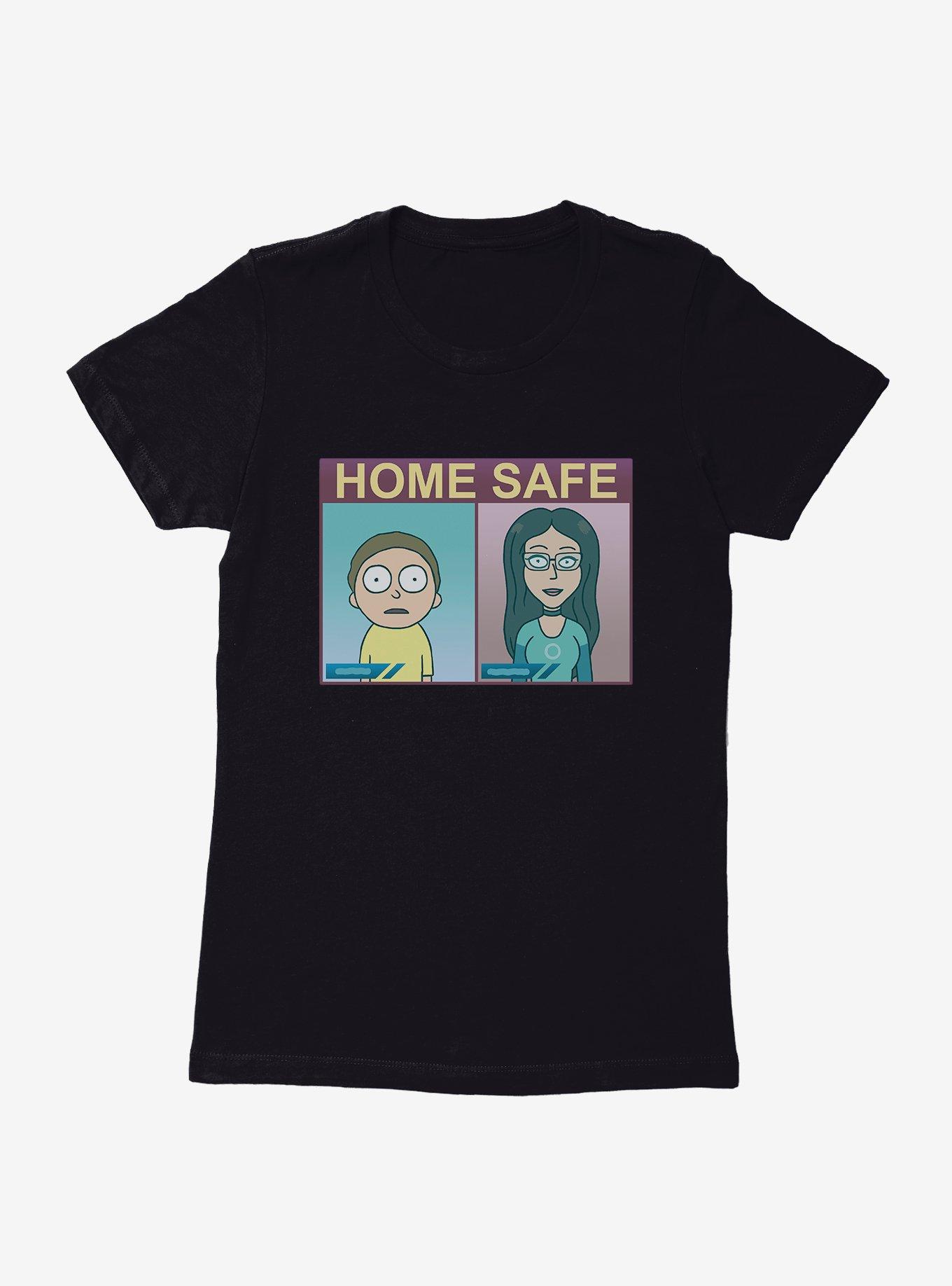 Rick And Morty Home Safe Womens T-Shirt, , hi-res