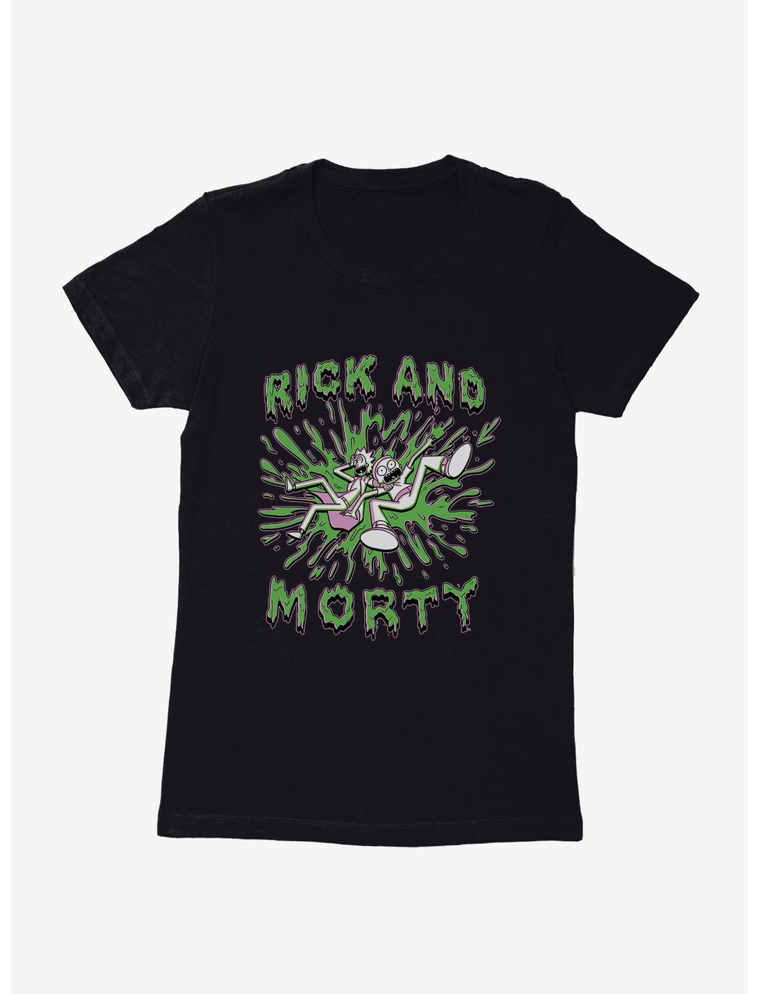 Rick And Morty Splatter Womens T-Shirt, , hi-res