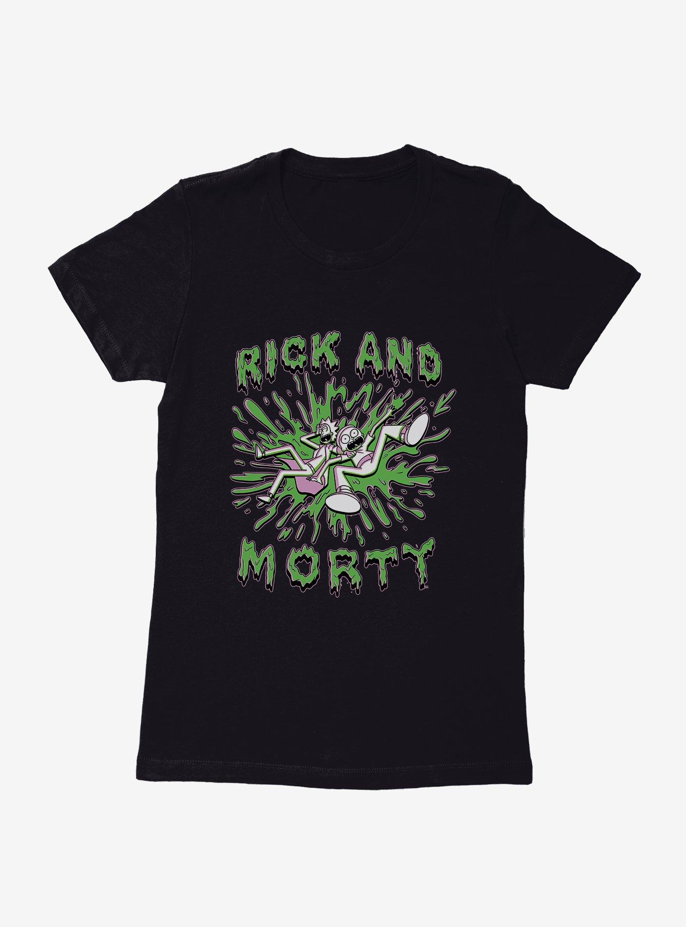 Rick And Morty Splatter Womens T-Shirt, , hi-res