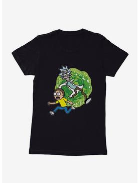 Rick And Morty Portal Runaway Womens T-Shirt, , hi-res