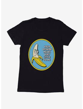 Rick And Morty Your Opinion Means Little Womens T-Shirt, , hi-res