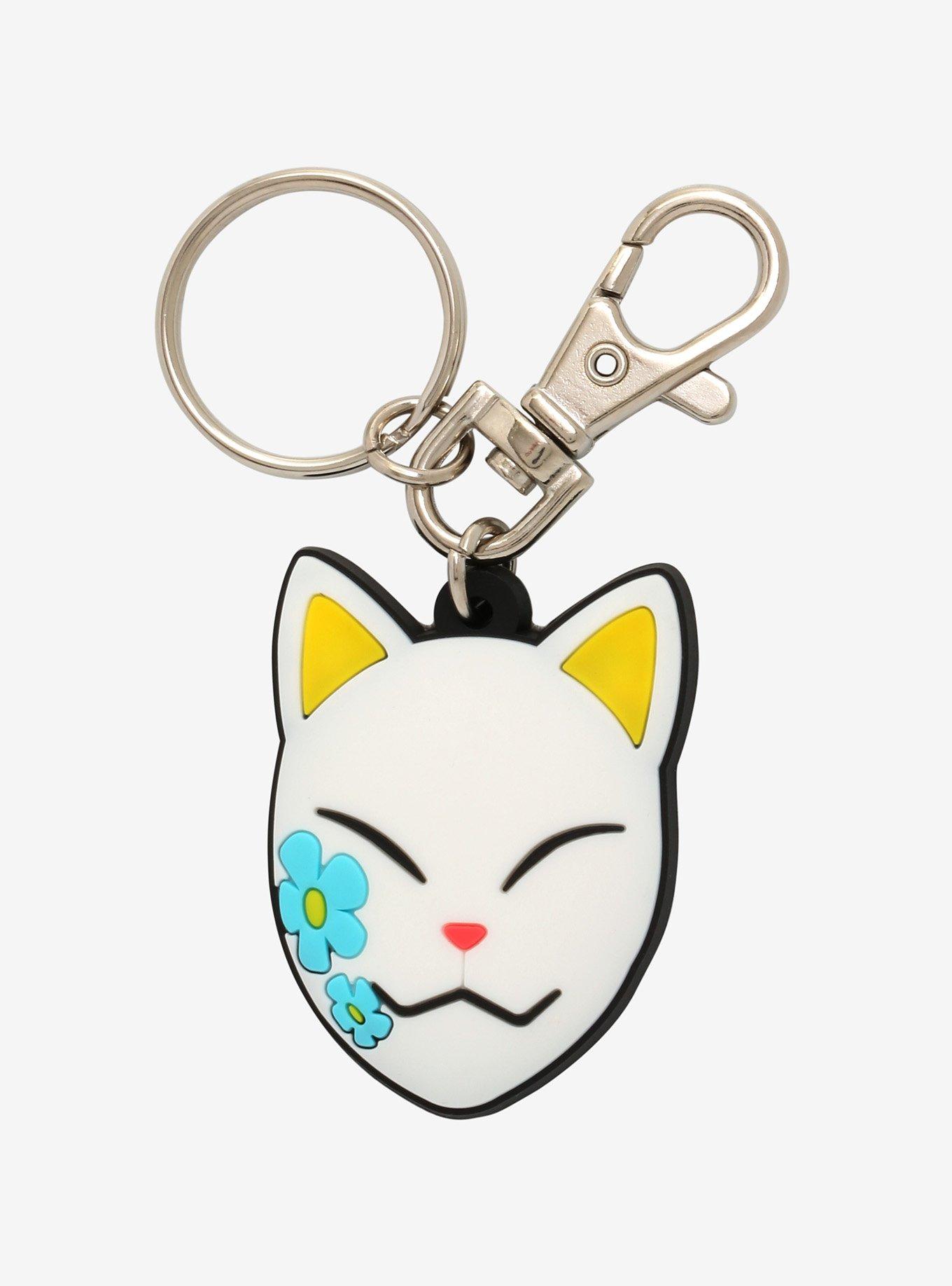 Demon Slayer: Kimetsu No Yaiba Makomo Mask Key Chain, , hi-res