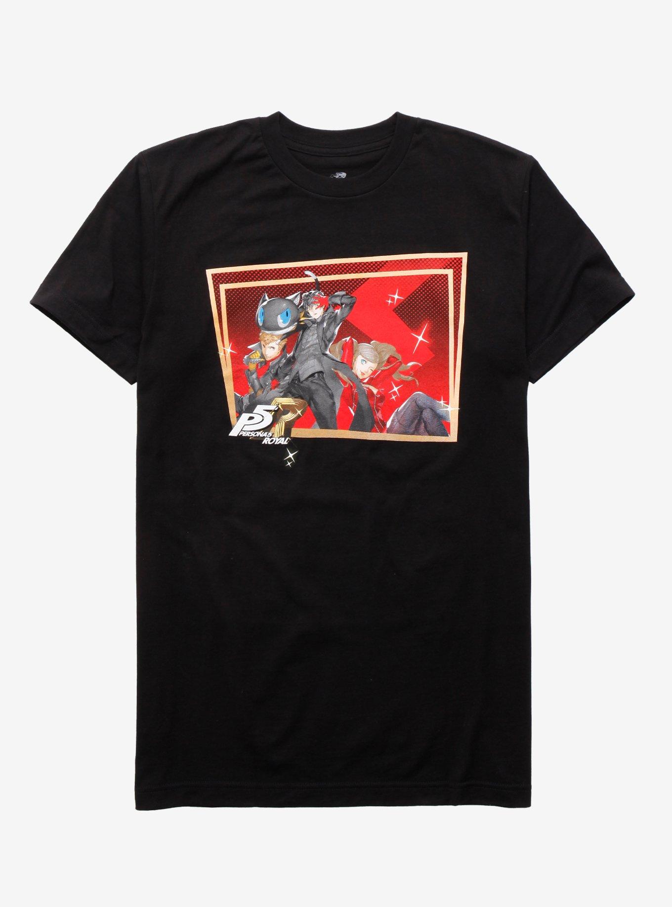 Persona 5 Royal Group T-Shirt, BLACK, hi-res