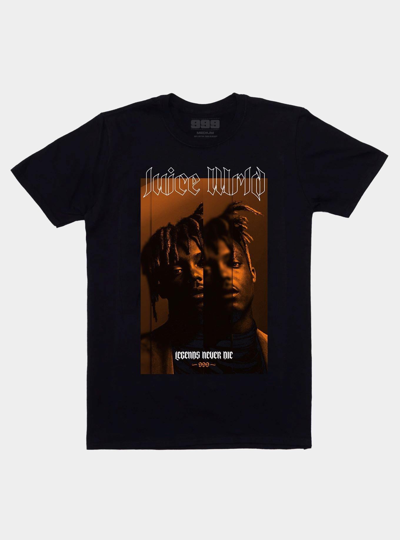 Juice WRLD Sepia Photo T-Shirt, BLACK, hi-res