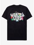 Disney Alice In Wonderland Floral Wonderland T-Shirt, BLACK, hi-res