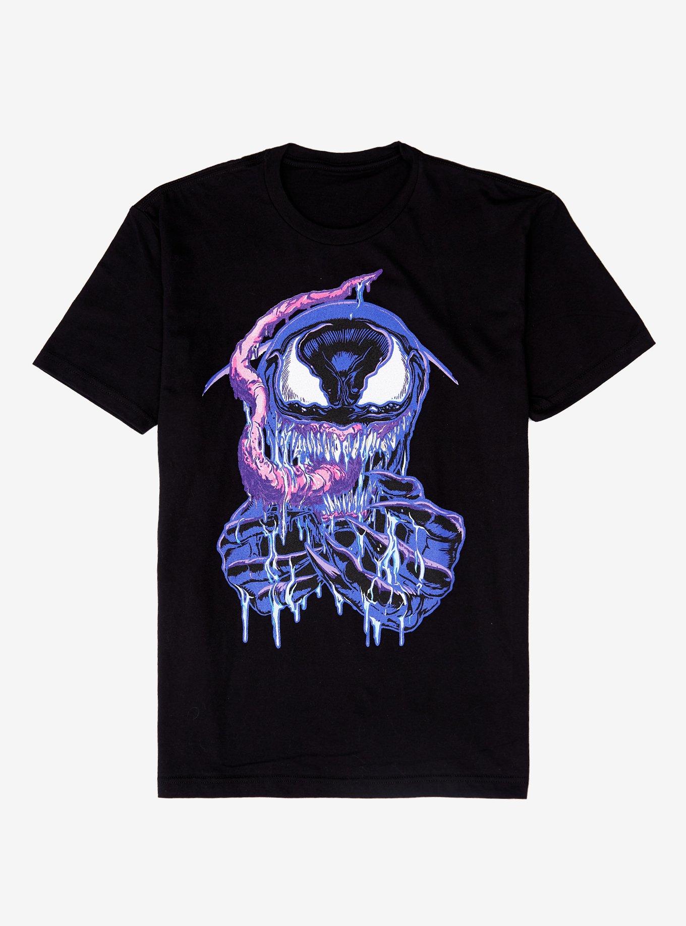 Marvel Venom Purple Drool T-Shirt, BLACK, hi-res