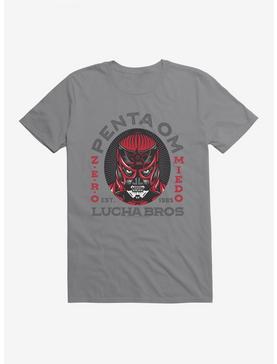 Masked Republic Legends Of Lucha Libre Zero Miedo Pentaom T-Shirt, STORM GREY, hi-res
