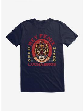 Masked Republic Legends Of Lucha Libre Zero Miedo Rey Fenix T-Shirt, NAVY, hi-res