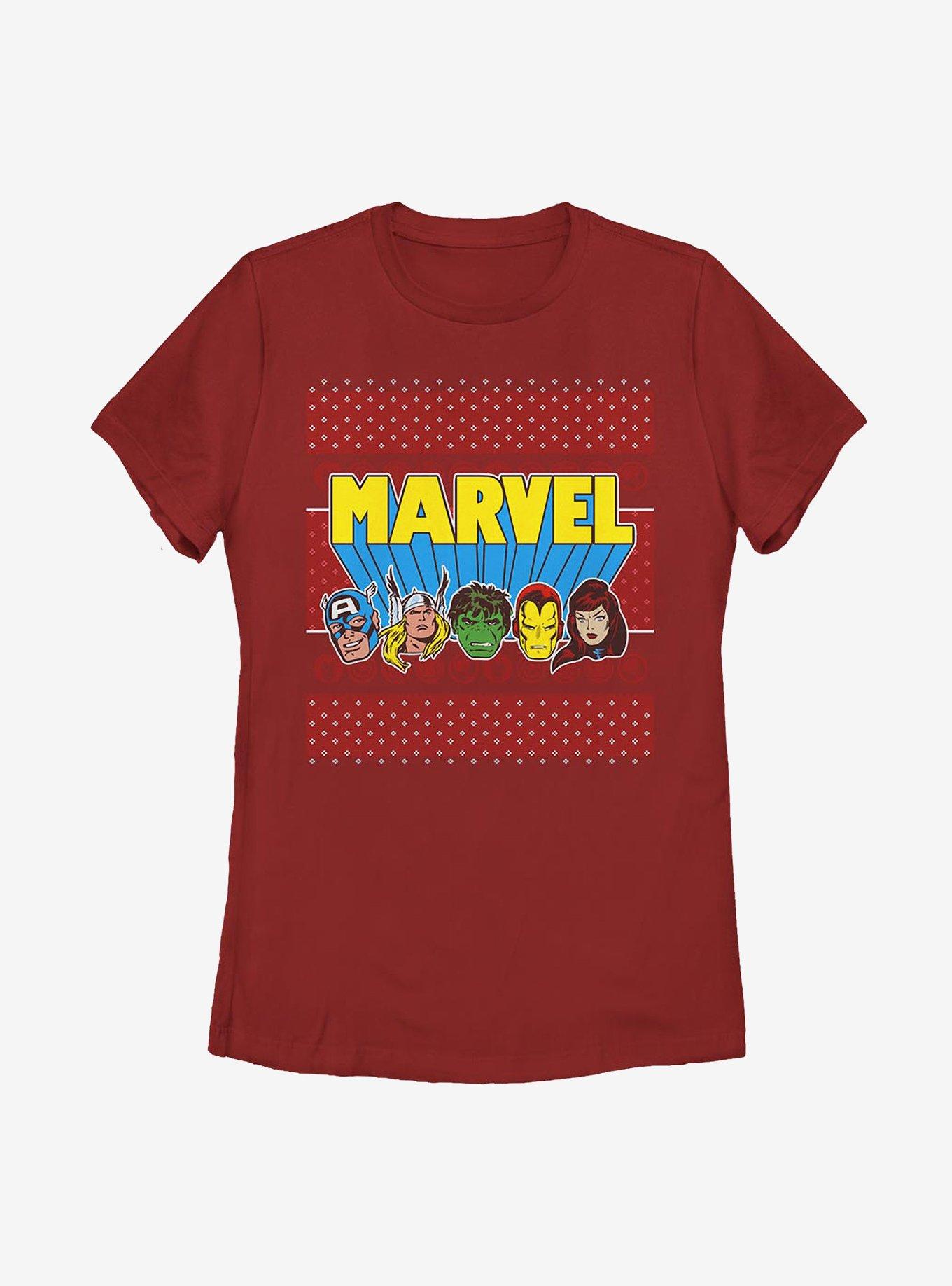 Marvel Avengers Jolly Avengers Womens T-Shirt, , hi-res
