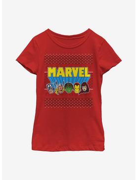 Marvel Avengers Jolly Avengers Youth Girls T-Shirt, , hi-res