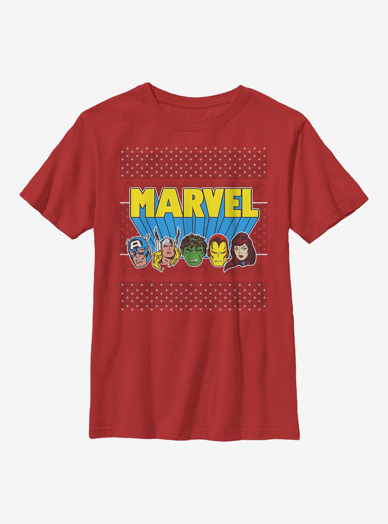 Marvel Avengers Jolly Avengers Youth T-Shirt, , hi-res