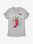 Star Wars The Mandalorian The Child All I Want For Christmas Womens T-Shirt, ATH HTR, hi-res
