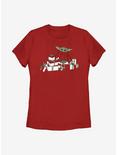Star Wars The Mandalorian The Child And Gifts Womens T-Shirt, RED, hi-res