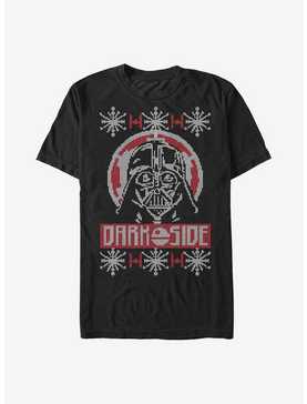 Star Wars Dark Side Christmas Pattern T-Shirt, , hi-res