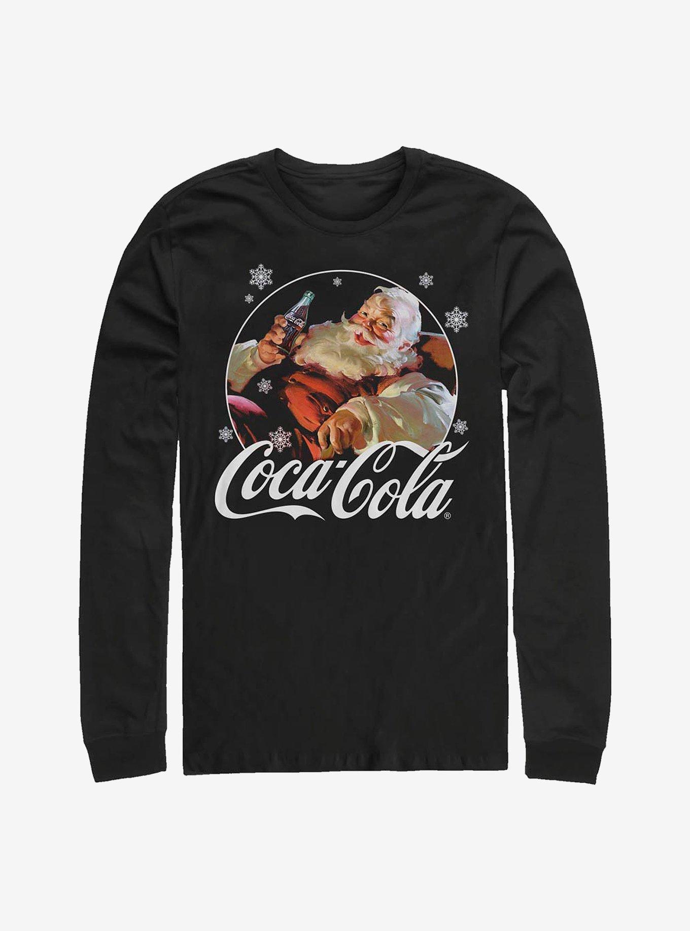 Coca-Cola Santa Long-Sleeve T-Shirt, , hi-res