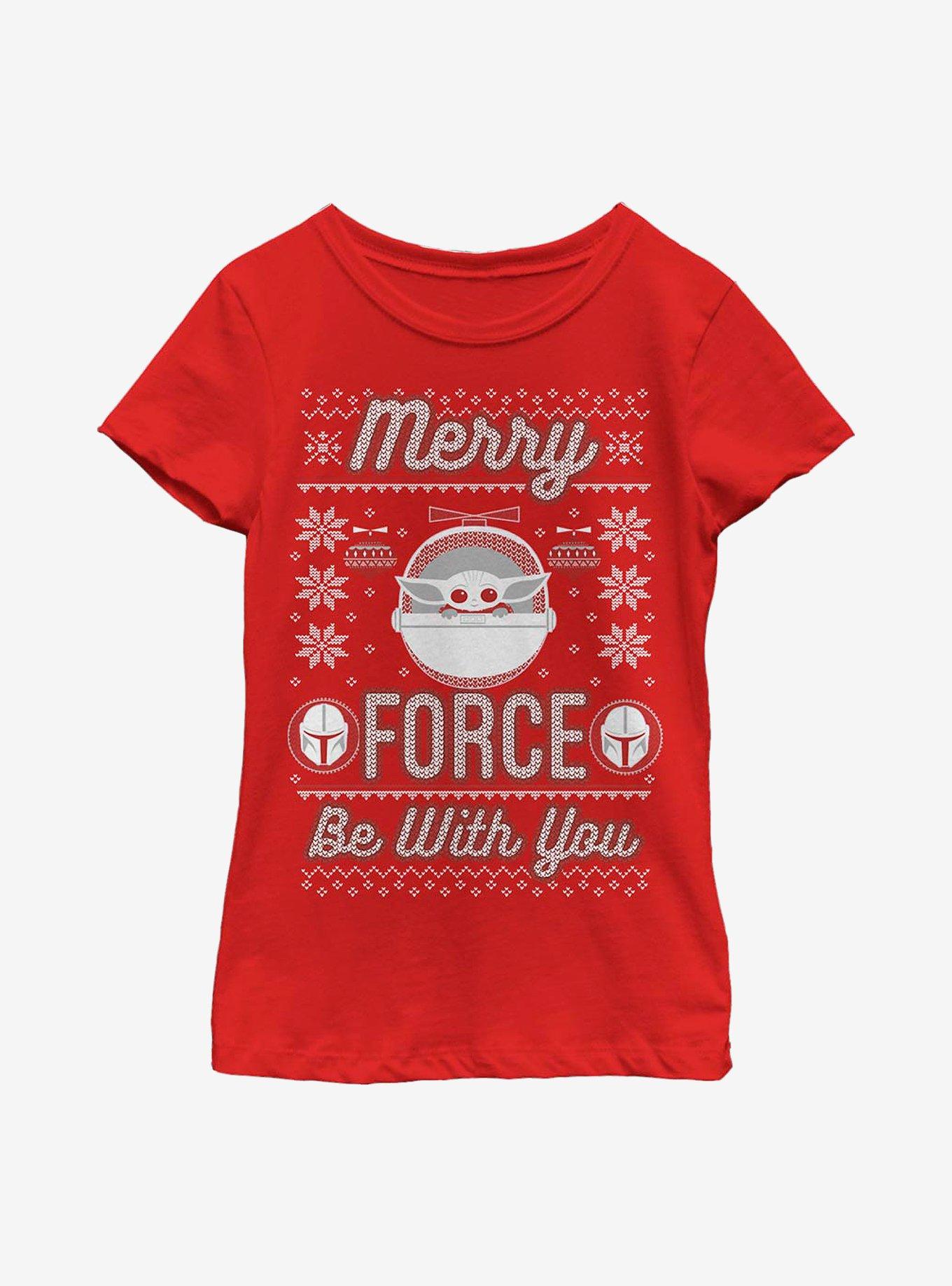 Star Wars The Mandalorian The Child Merry Force Youth Girls T-Shirt, , hi-res