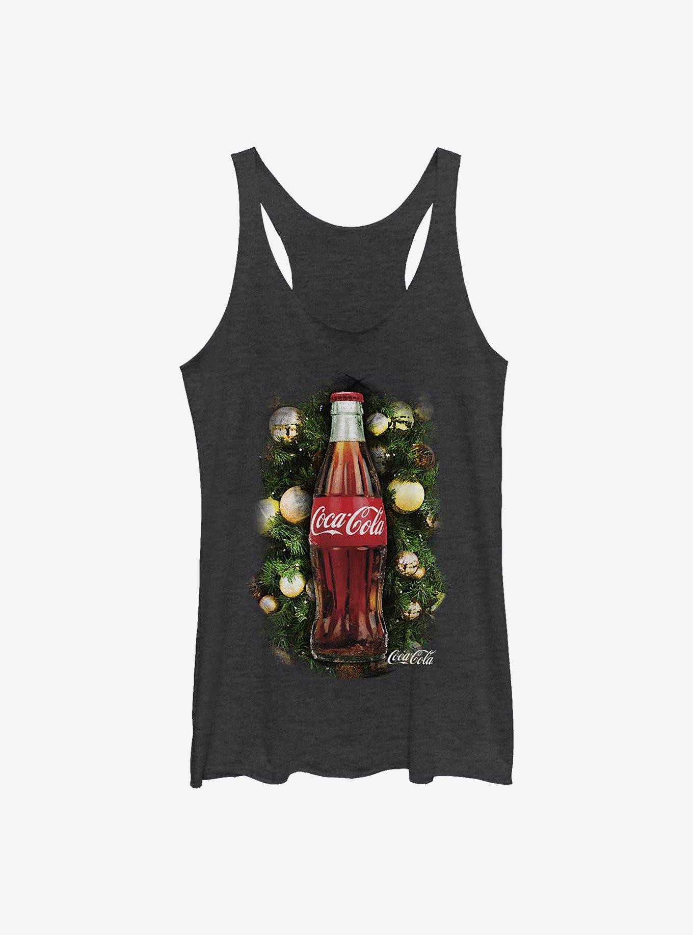 Coca-Cola Christmas Blessings Womens Tank Top, BLK HTR, hi-res