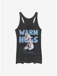 Disney Frozen Olaf Warm Hugs Holiday Womens Tank Top, BLK HTR, hi-res