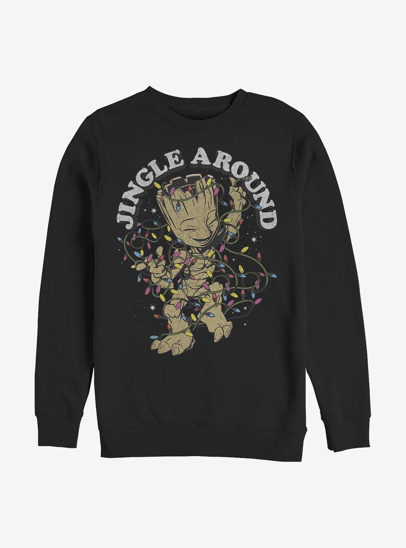 Marvel Guardians Of The Galaxy Jingle Groot Sweatshirt, , hi-res