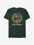 Jurassic Park Rexmas Christmas T-Shirt, FOREST GREEN, hi-res