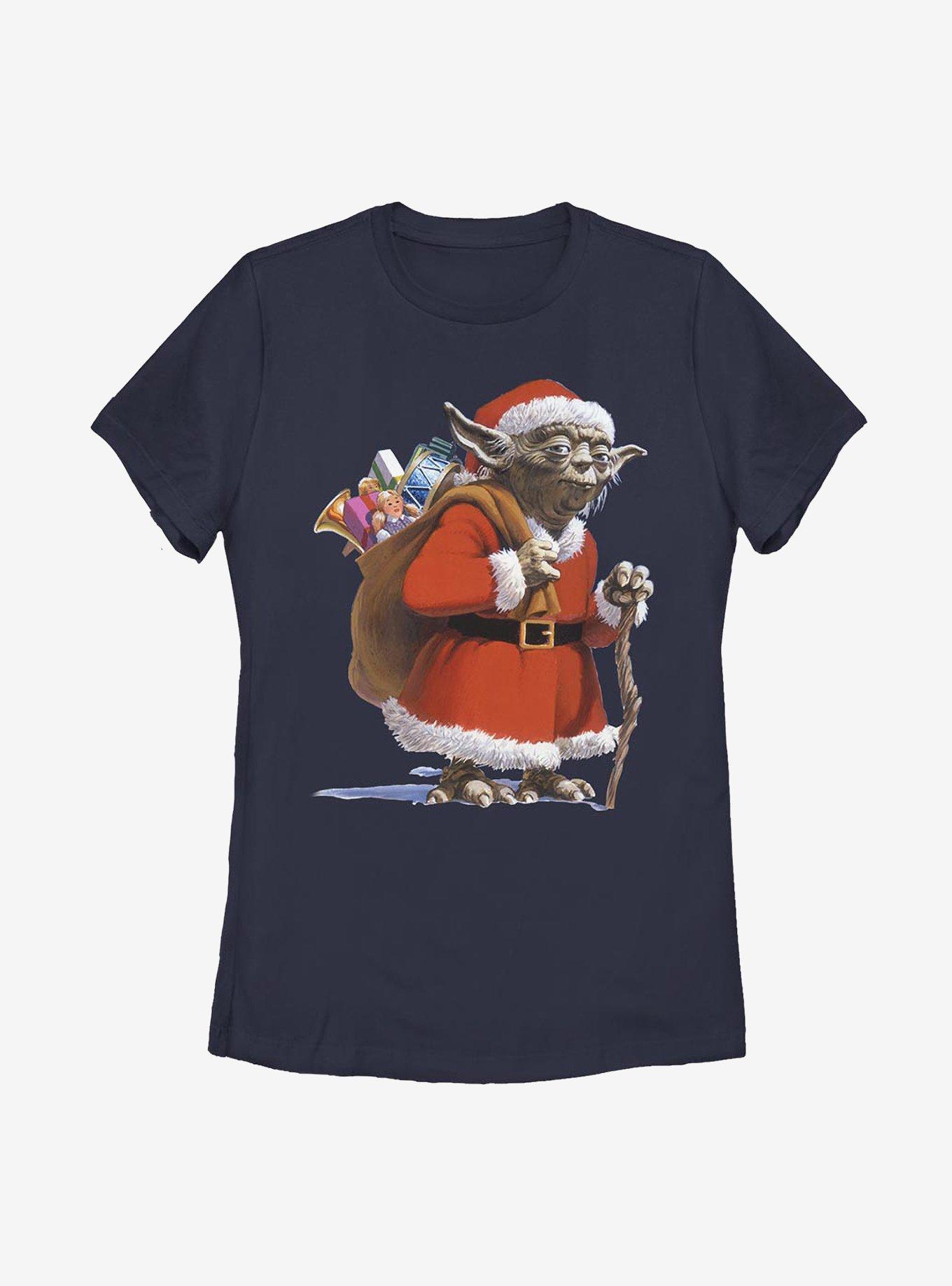 Star Wars Santa Yoda Womens T-Shirt, , hi-res