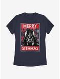 Star Wars Sithmas Vader Womens T-Shirt, NAVY, hi-res