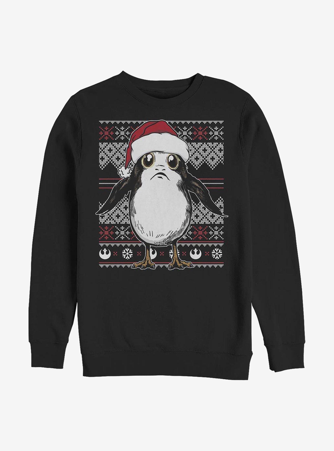 Star Wars Episode VIII: The Last Jedi Christmas Porgmas Sweatshirt, , hi-res